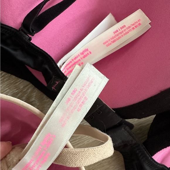 Victoria's Secret Black and Tan T-Shirt Bras - Picture 2 of 2